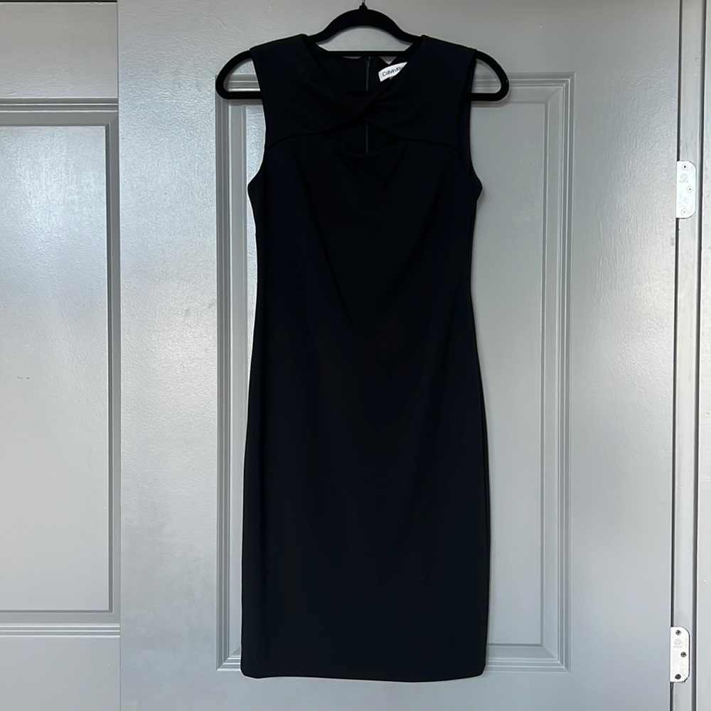 Calvin Klein Twisted A Line Dress size 4